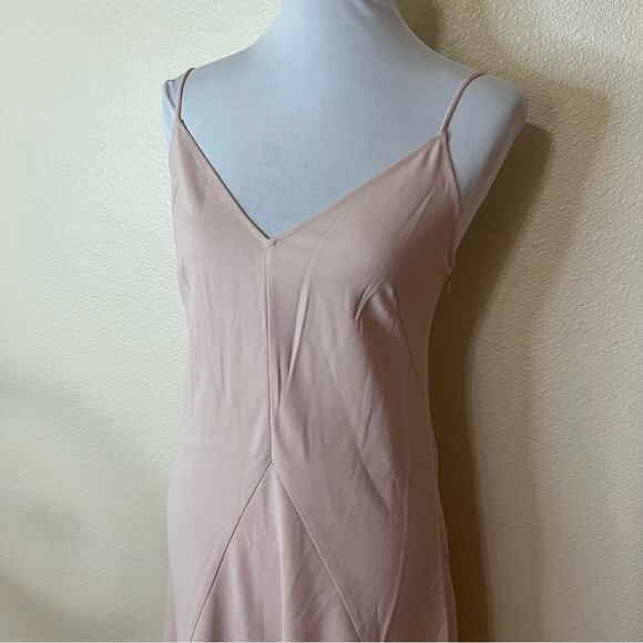 Thakoon light blush pink slip midi dress NEW 4 - Picture 5 of 11